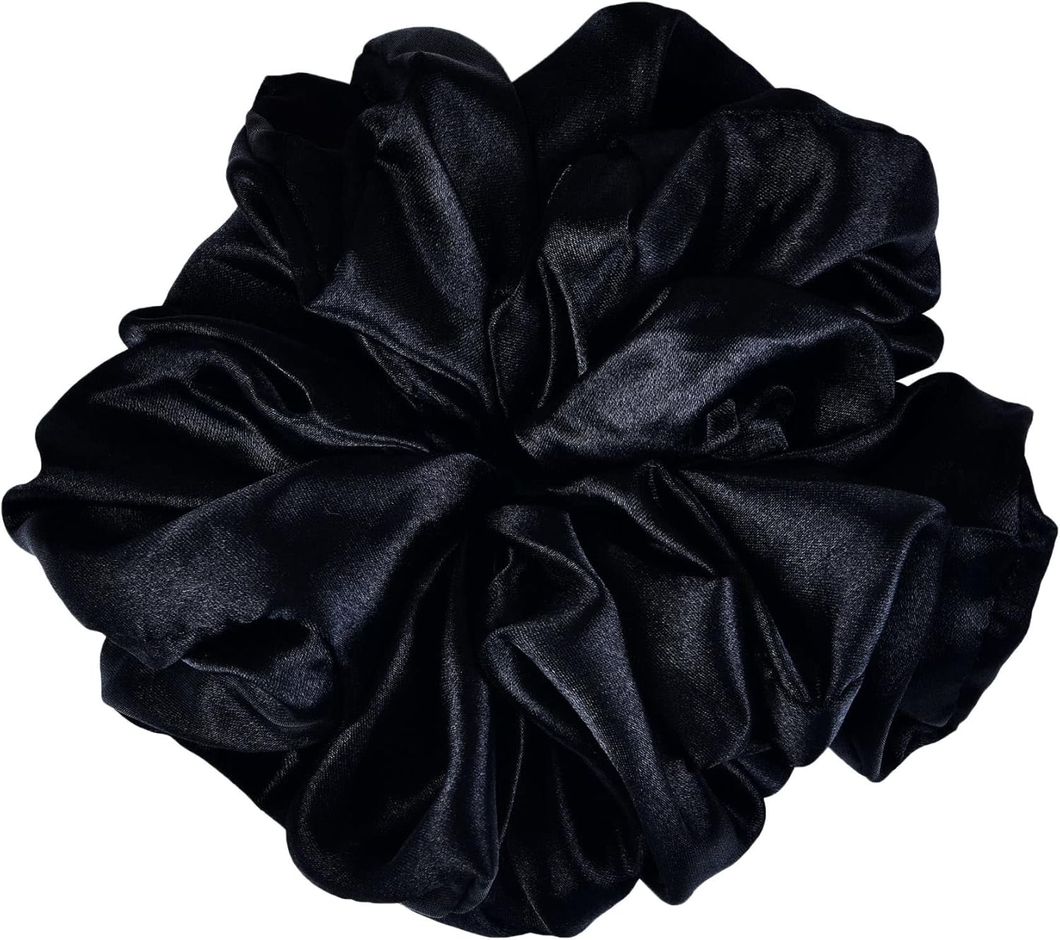 NNR Nnr Premium Hijab Hair Scrunchies, Volume Scrunchies For Girls And Women,Pack Of 1 Pcs – Black