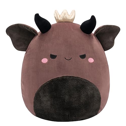 Squishmallows Original 16-Inch Ambergris Burgundy Goblin King - Official Jazwares Plush (Large) - Burgundy Goblin