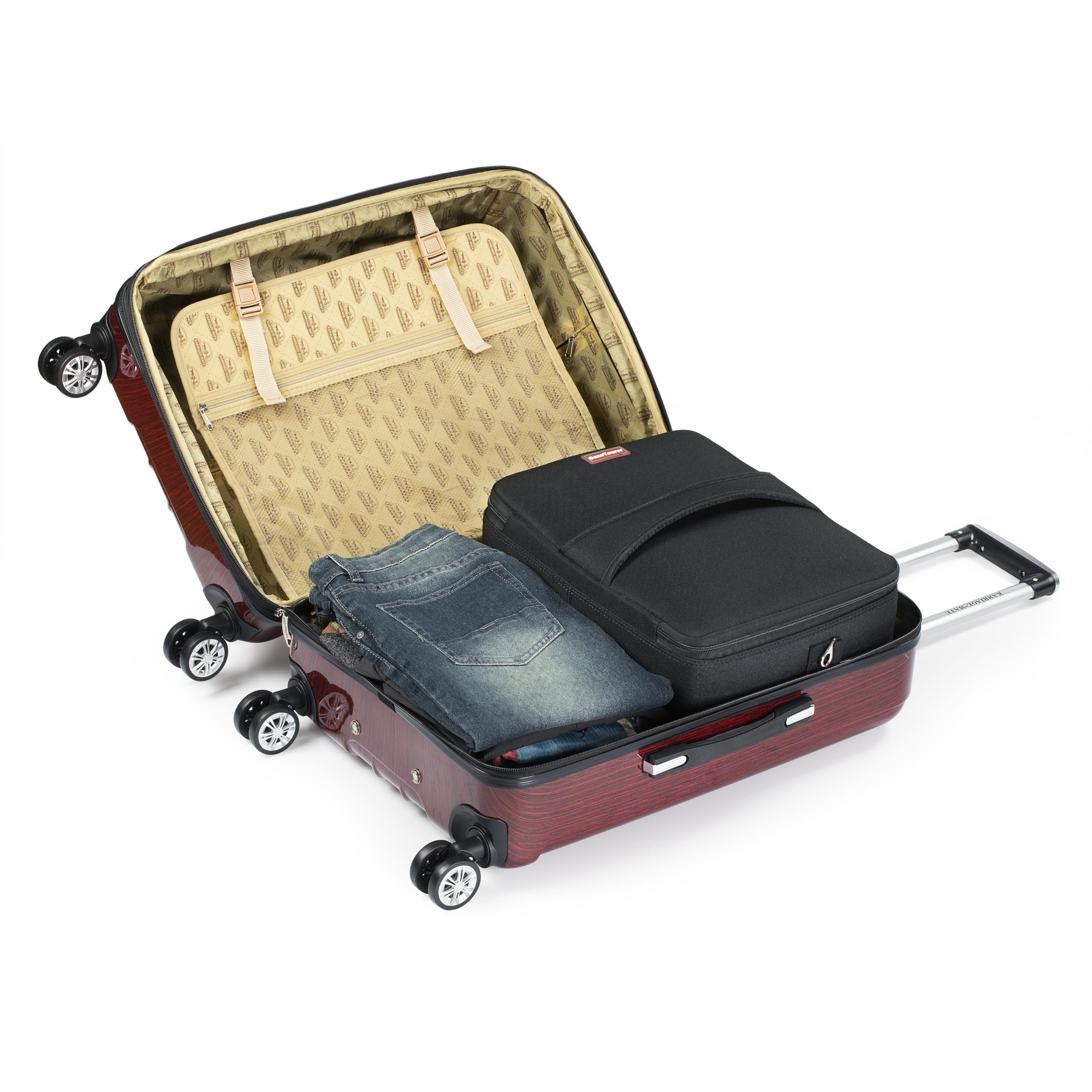 Borsa termica per trasportare bottiglie di vino, liquori e birra da viaggio. Le bottiglie sono infrangibili se cadono fino a 1,8 m., nero, Medium, 2 bottiglie