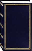 Pioneer Photo Albums STC-504 Navy Blue 4x6 Photo Album, 504 Pockets - Bookshelf Style for Large Collections