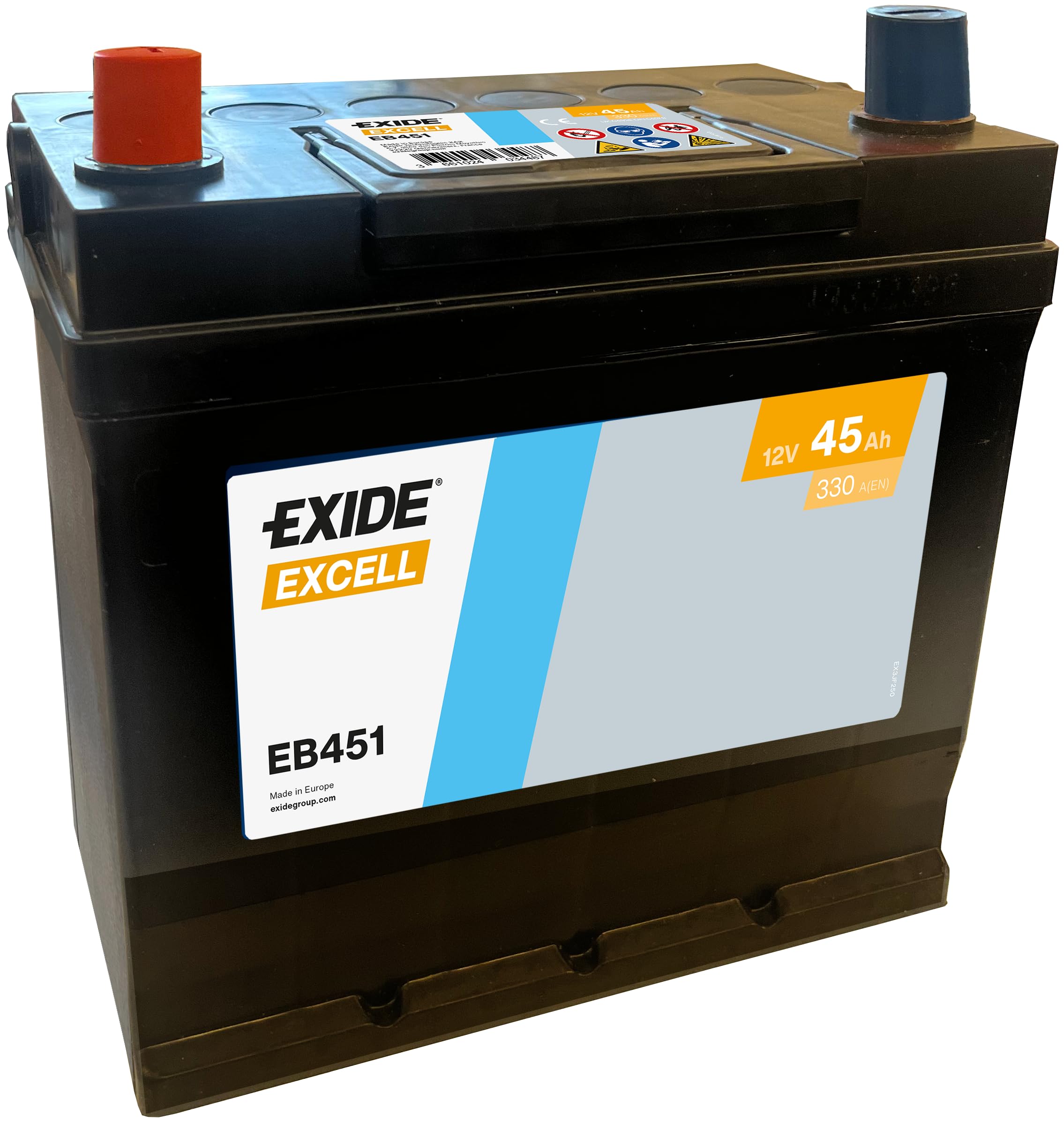 Exide Eb451 Starter Battery 45 Ah