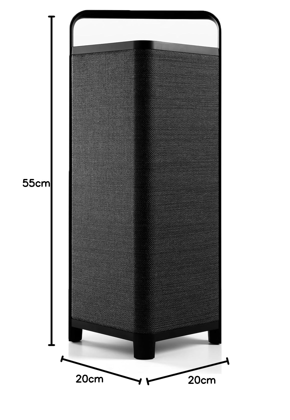 ESCAPE P6 BT przenośny głośnik Bluetooth, 60 W, czas pracy akumulatora 16 h, subwoofer, czarny