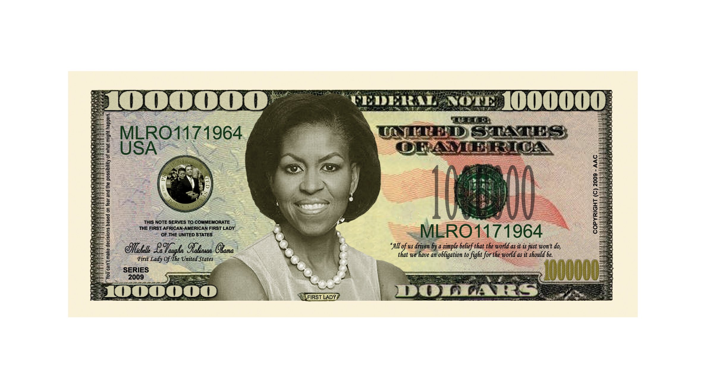 Pack Of 5 Happy Birthday Million Dollar Bills - Fun Novelty Money For Gifts & Party Favors - View #10