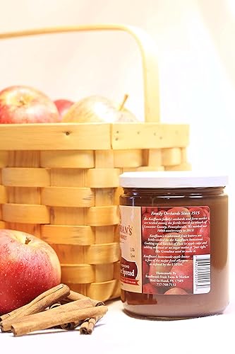 Miniatura 5 de Kauffman's Fruit Farm - Mantequilla de manzana casera, sin azúcar granulada añadida, 17 onzas (caja de 12)