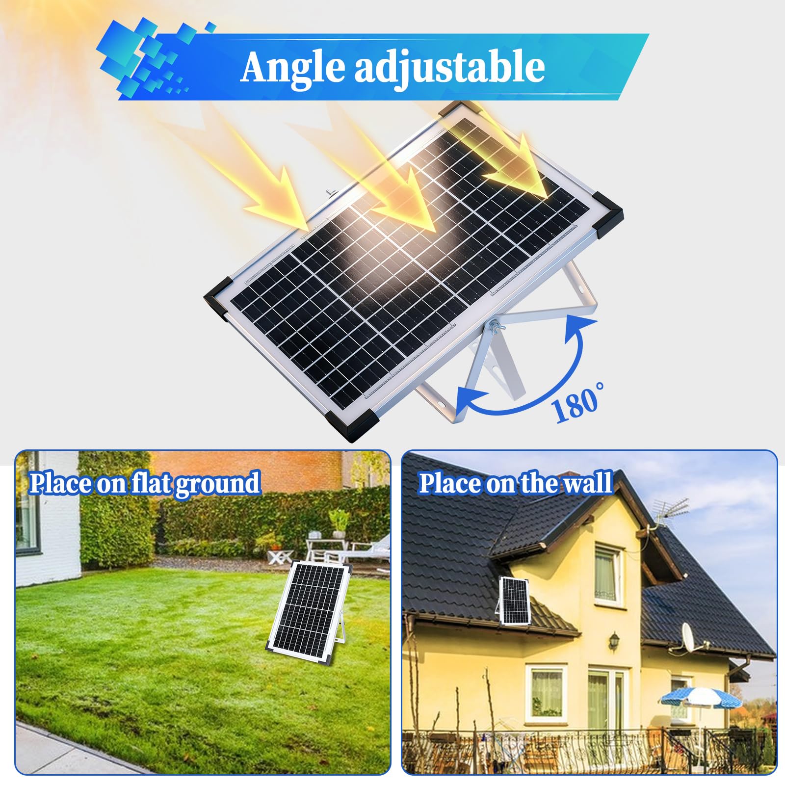 Fuente solar de estanque de 10 W, bomba solar de estanque de 1350 l/h con cable de alimentación de 16.4 pies, bomba de fuente de agua solar para estanques de jardín, piscina Características del agua