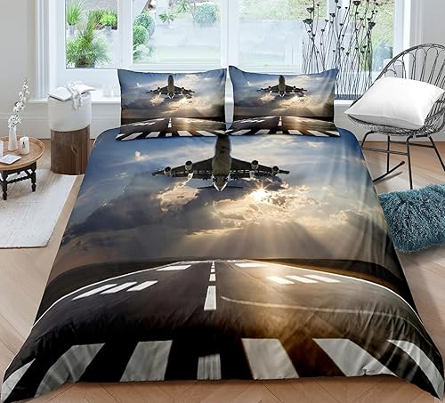 Miniatura 4 de Purple Dream Sunset - Juego de funda de edredón con cierre de cremallera, funda de edredón con 2 fundas de almohada, tamaño Queen