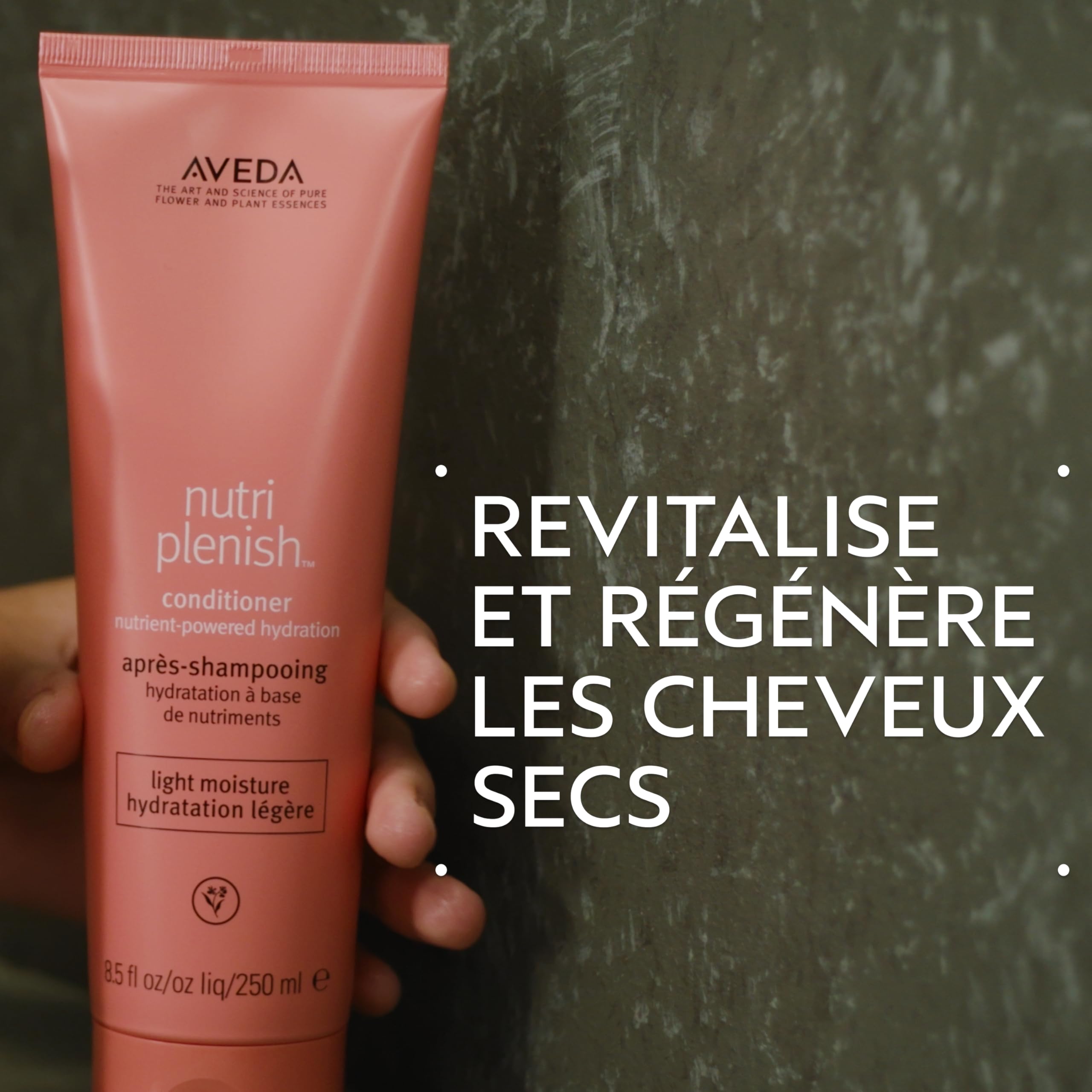 Aveda Nutriplenish Routine: Shampoing (250ml) + Après-shampooing (250ml) - Hydratation Légère - Huile de Grenade Bio, Huile De Coco, Beurre De Mangue - Cheveux Secs -