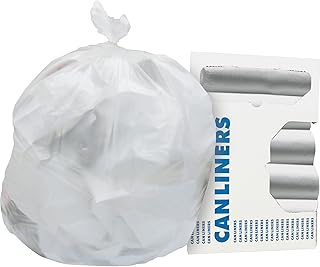 HERITAGE Z3418RNR01 Can Liners, 2000ct, 6mil, 4Gal, 17-Inch x18-Inch, 40RL/CT, NL