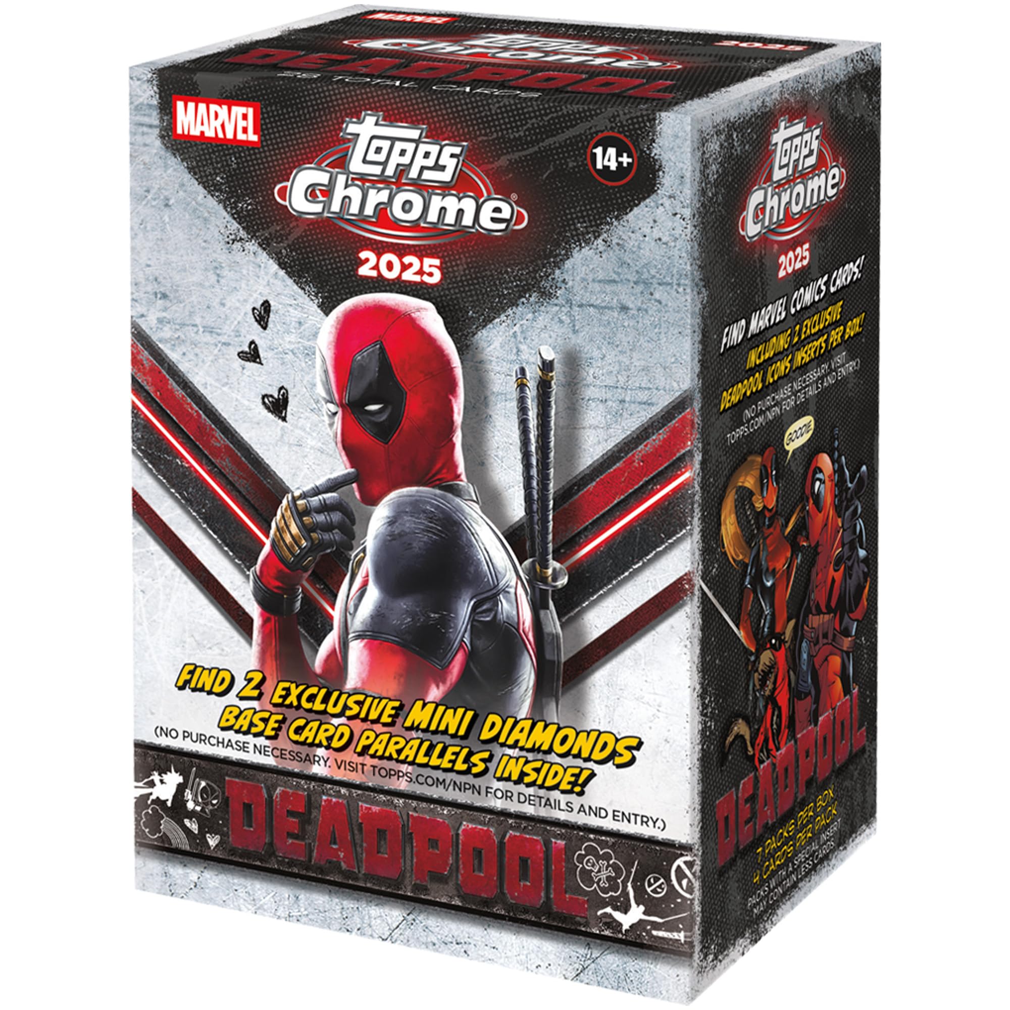 Amazon.com: 2025 Topps Chrome Deadpool - Factory Sealed - Value