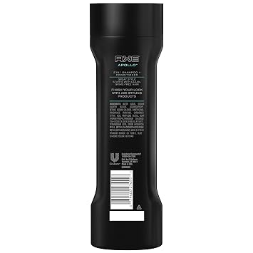 AXE Apollo 2 in 1 Shampoo and Conditioner, Apollo 12 oz