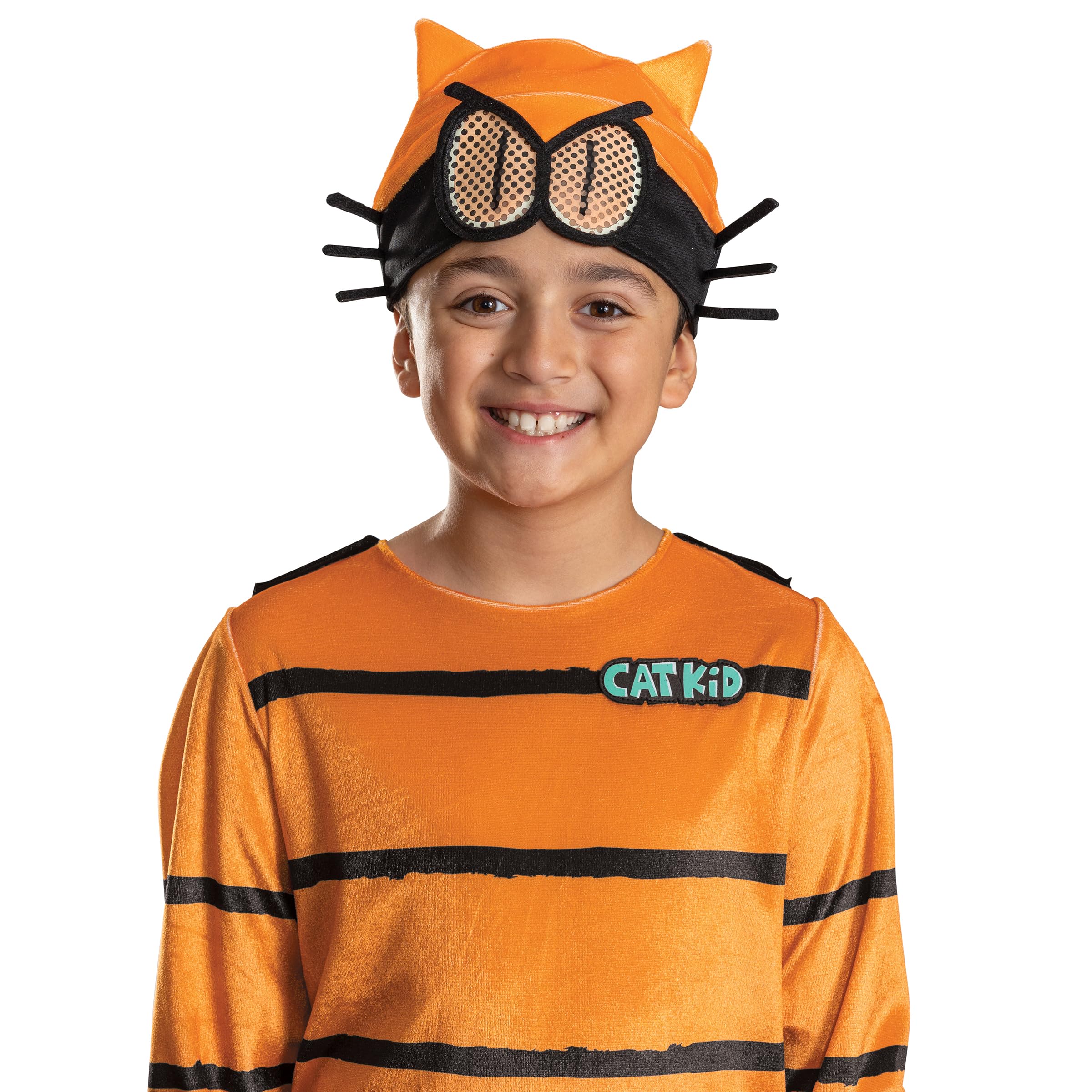 Disguise Dog Man Cat Kid Fancy Dress for Kids Officially Licensed, Includes Cape, Inspired by Cat Kid Mask - Image 4