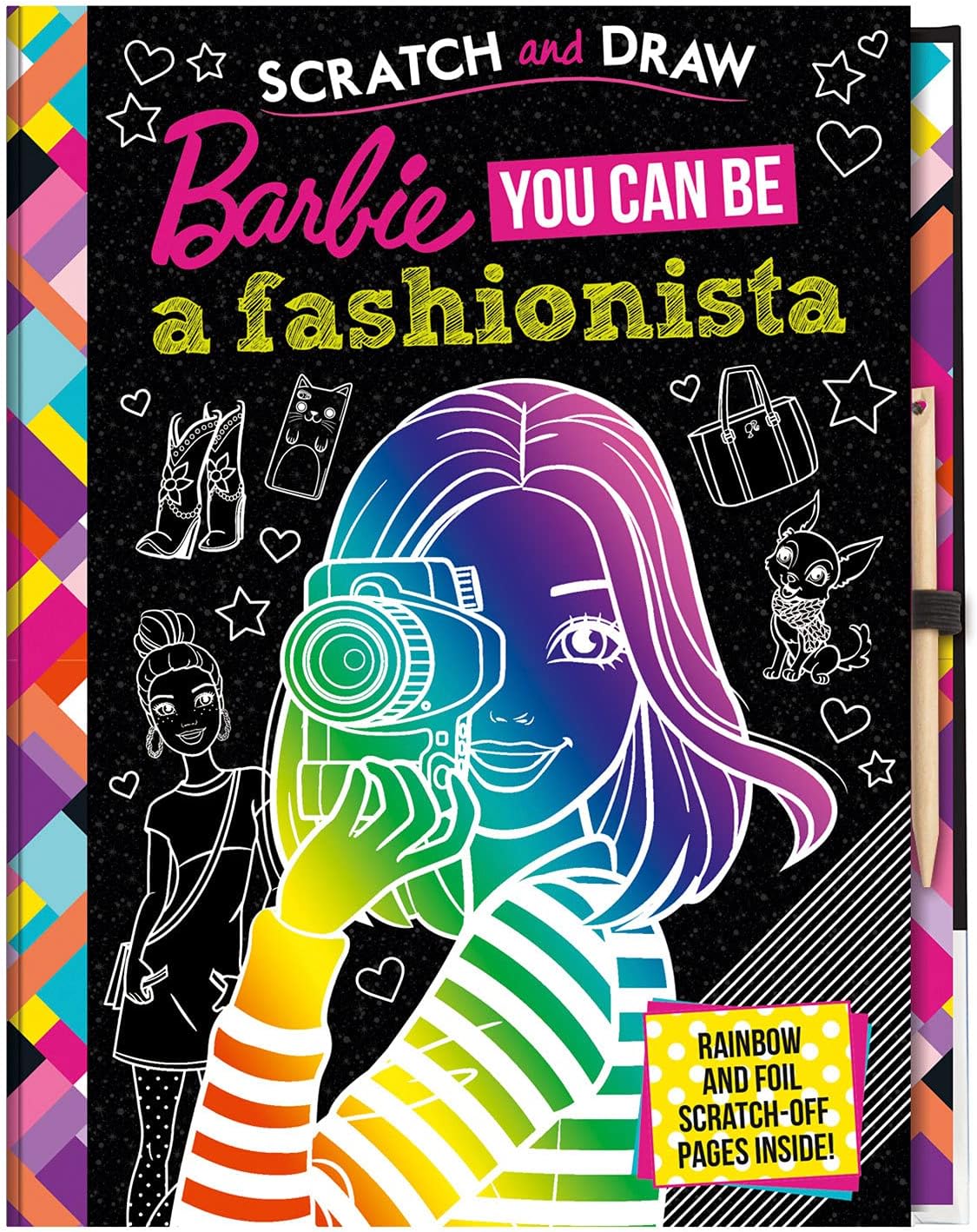 Barbie - You can be a Fashionista (Scratch and Draw) Hardcover โ 1 Aug. 2017