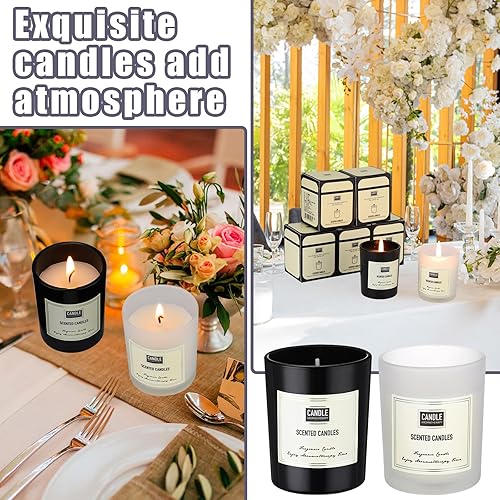 Miniatura 5 de MTLEE Juego de 36 velas perfumadas a granel para el hogar, juego de regalo para mujeres, velas aromáticas de larga duración en tarro de aromaterapia