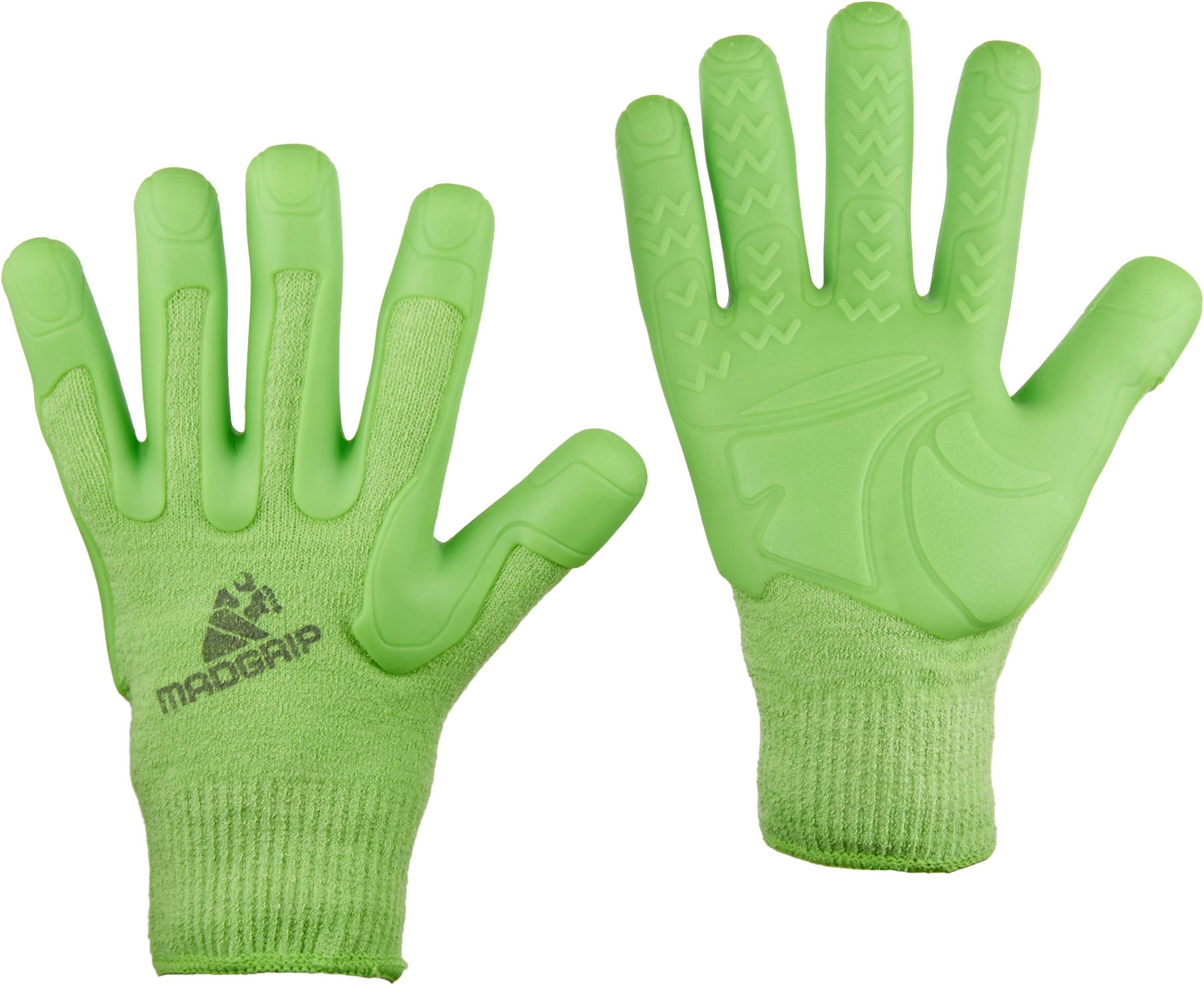 Mad Grip F100 Pro Palm Lawn and Garden Gloves, X-Small, Green