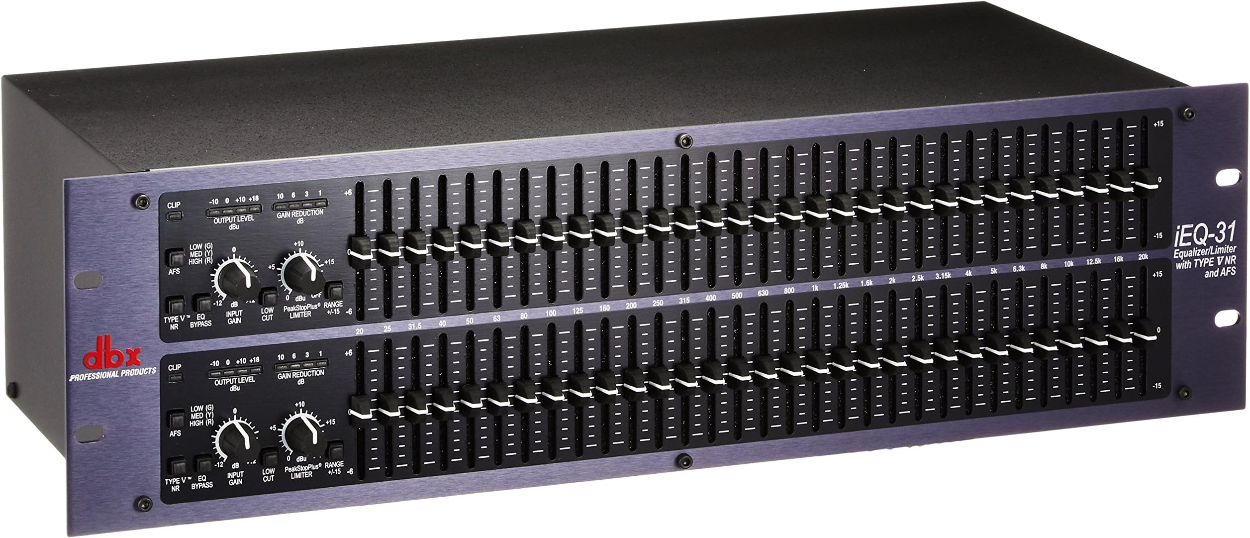 iEQ31 Intelligent Dual 31-Band Graphic Equalizer with AFS