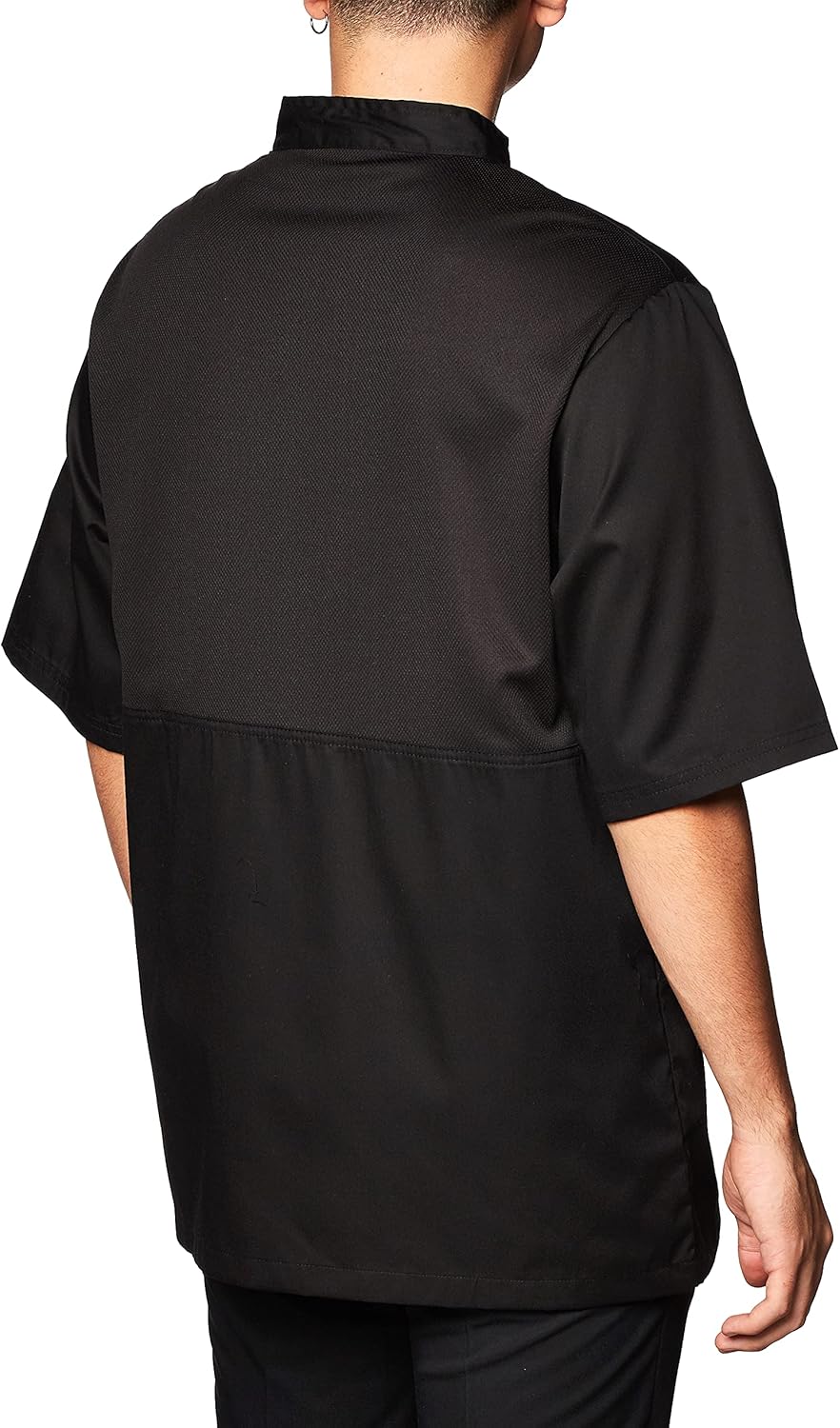 Chef Code Men's Short Sleeve Unisex Cool Breeze Chef Coats - Image 3