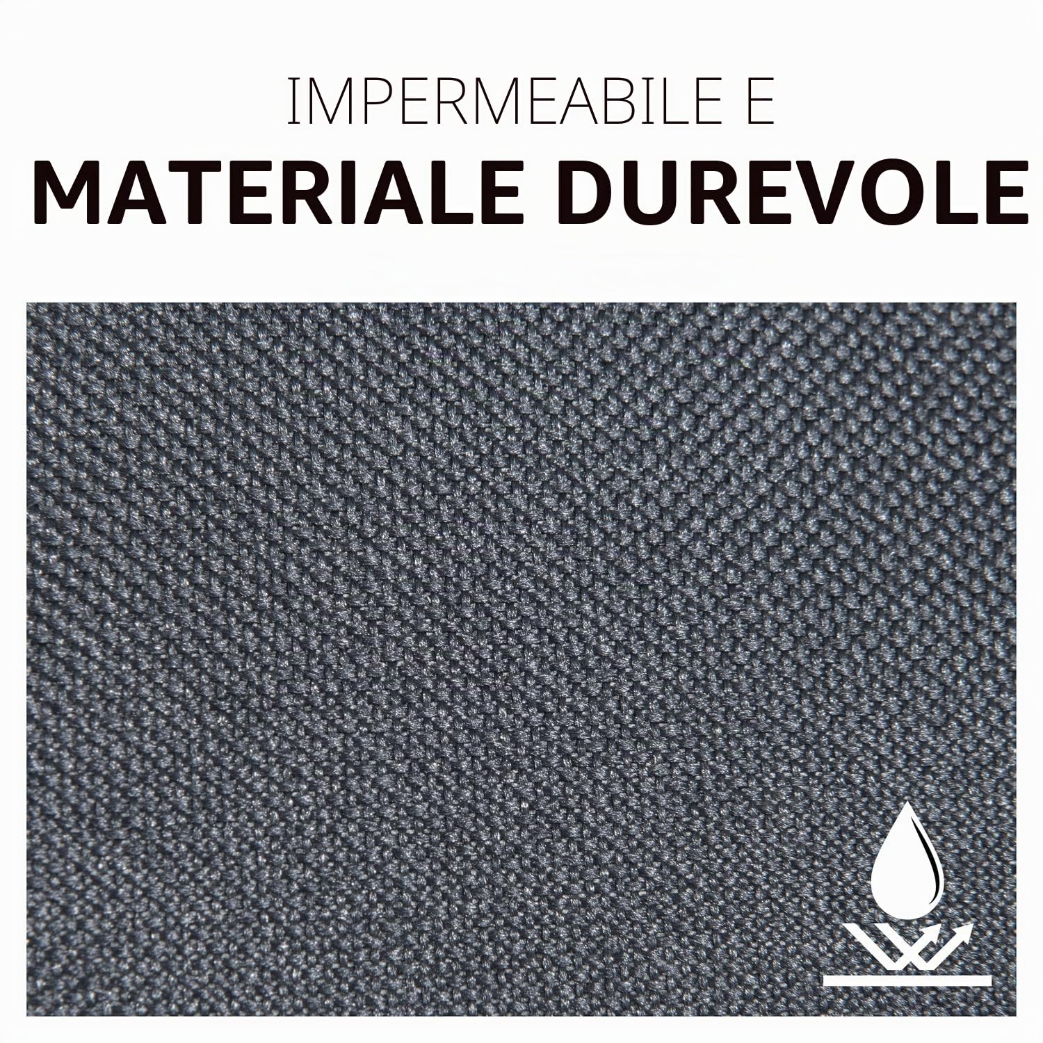 hauck Bag Me, Grigio Scuro - Borsa da Viaggio per Passeggino 115 x 31 x 31 cm - Adatto a Passeggini con Chiusura a Ombrello - Impermeabile, Resistente e Portatile - con Maniglia di Trasporto