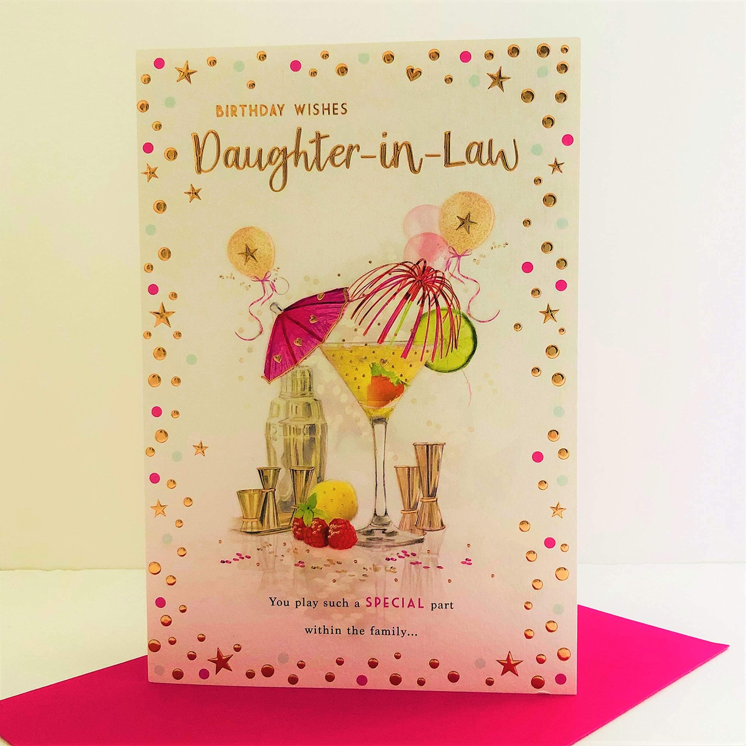 Cherry Orchard Artistic Daughter in Law EL303 Birthday Card -Pretty Cherry Orchard Artistic Daughter in Law EL303 Birthday Card -Pretty
