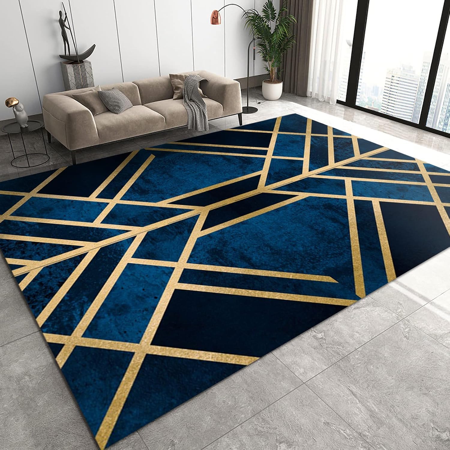 Tapis de couloir grand carré moderne pour votre chambre