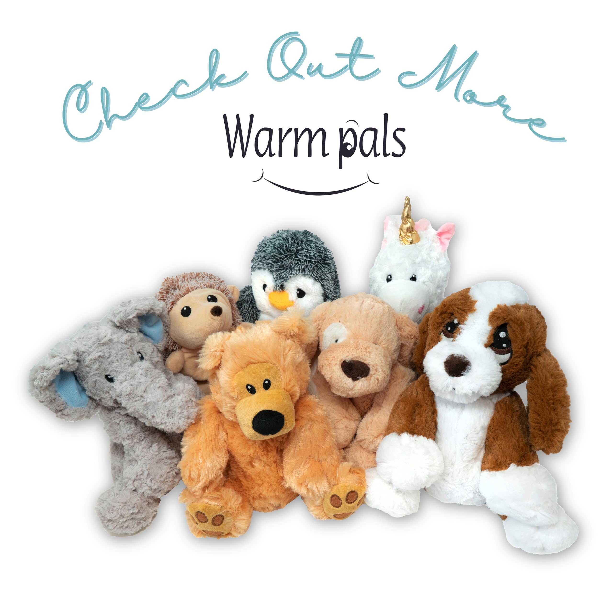 1i4 Group Warm Pals Microwavable Lavender Scented Plush Toy Stuffed Animal -Sweet Elephant 9" - Image 6