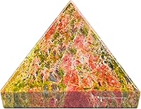 Vista 32 de Cristales curativos de pirámide de labradorita de Amazing Gemstone - Figurina de gran pirámide de 1" de piedra natural para meditación, Reiki