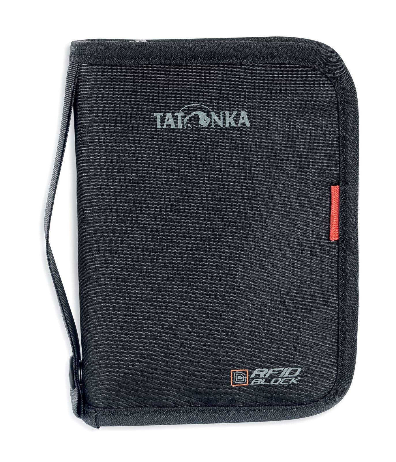 Tatonka RFID B Geldaufbewahrung podróżny zamek błyskawiczny, 17 x 12 x 3 cm czarny czarny Rozmiar: 17 x 12 x 3 cm