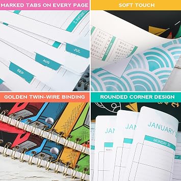 Student Planner 2026-2027 - Academic Year Weekly & Monthly School Planner, 11 9, Student Calendar with Stickers, Monthly Tabs, Strong Twin-Wire Binding, Perfect Organizer