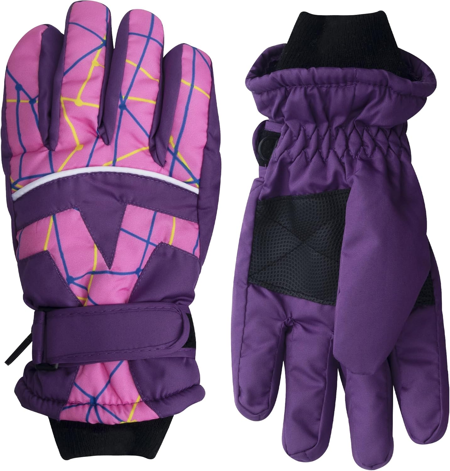 SWATOM Ski Gloves for Kids, Winter Outdoor Sports Hand Protection