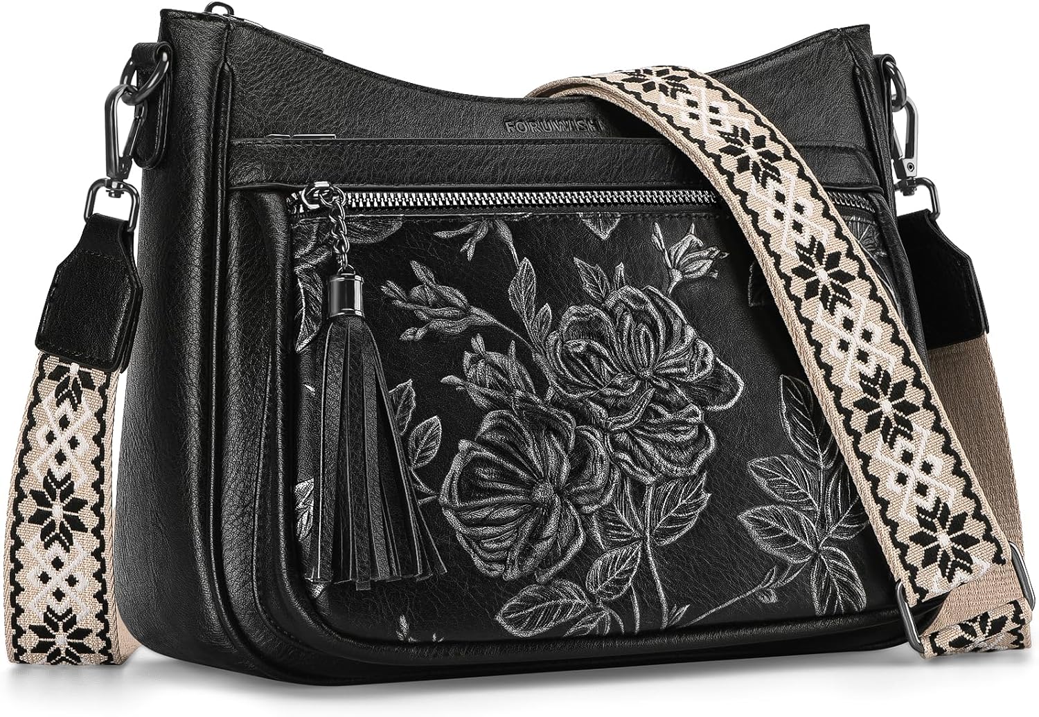 Anti theft Travel Trendy Crossbody Bags For Women Waterproof Quilted Vegan Leather ...