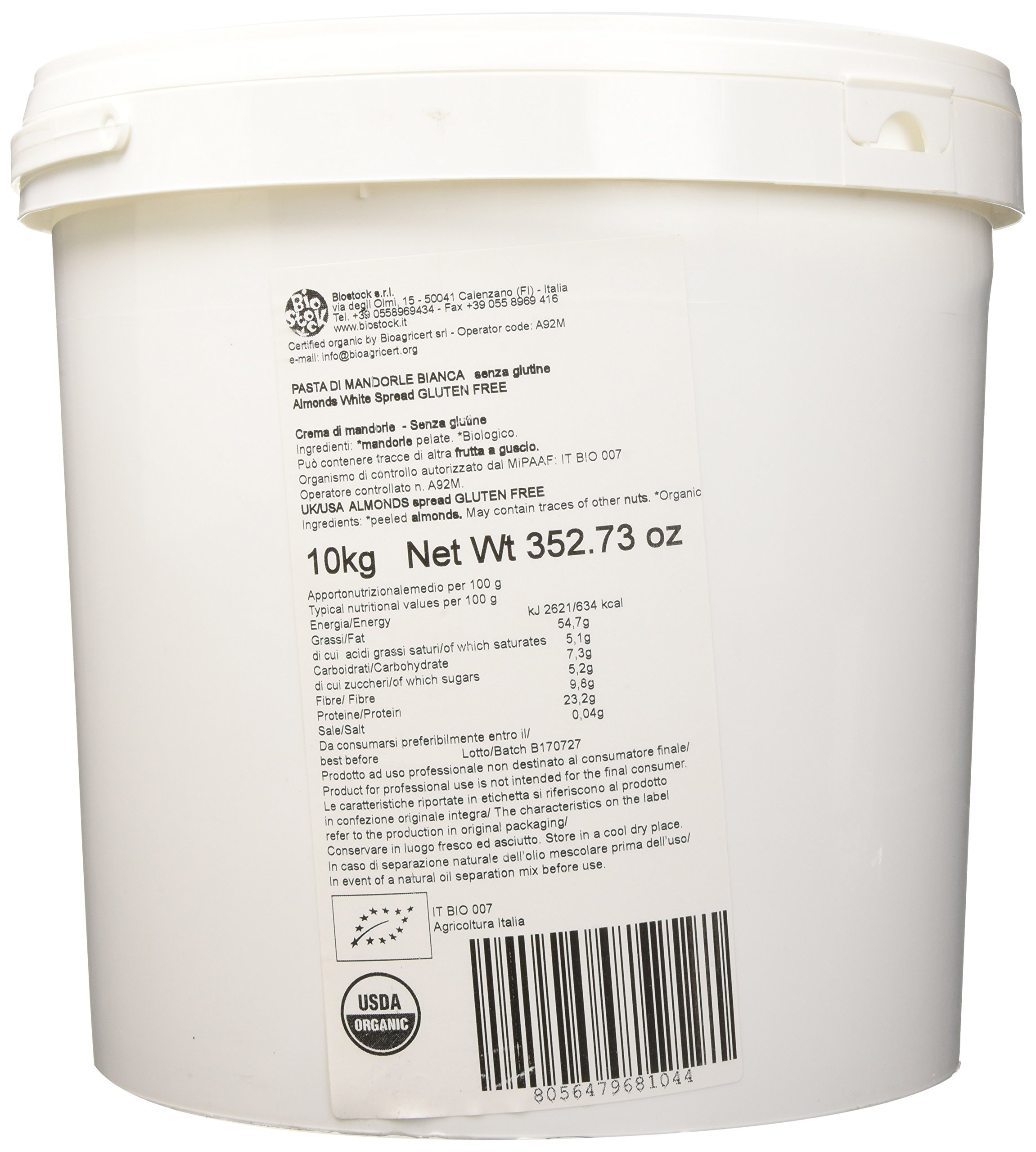 Probios Crema Pasta di Mandorla Bianca S/G - 10 kg