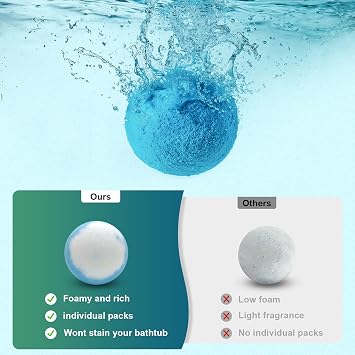 Bath Bombs Birthday Gifts for Women & Men, 12 Pack Spa Relaxing Self Care