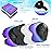 Wemfg Kids Protective Gear Set Knee Pads for Kids 3-14 Years Toddler Knee and Elbow Pads with Wrist Guards 3 in 1 for Skating Cycling Bike Rollerblading Scooter