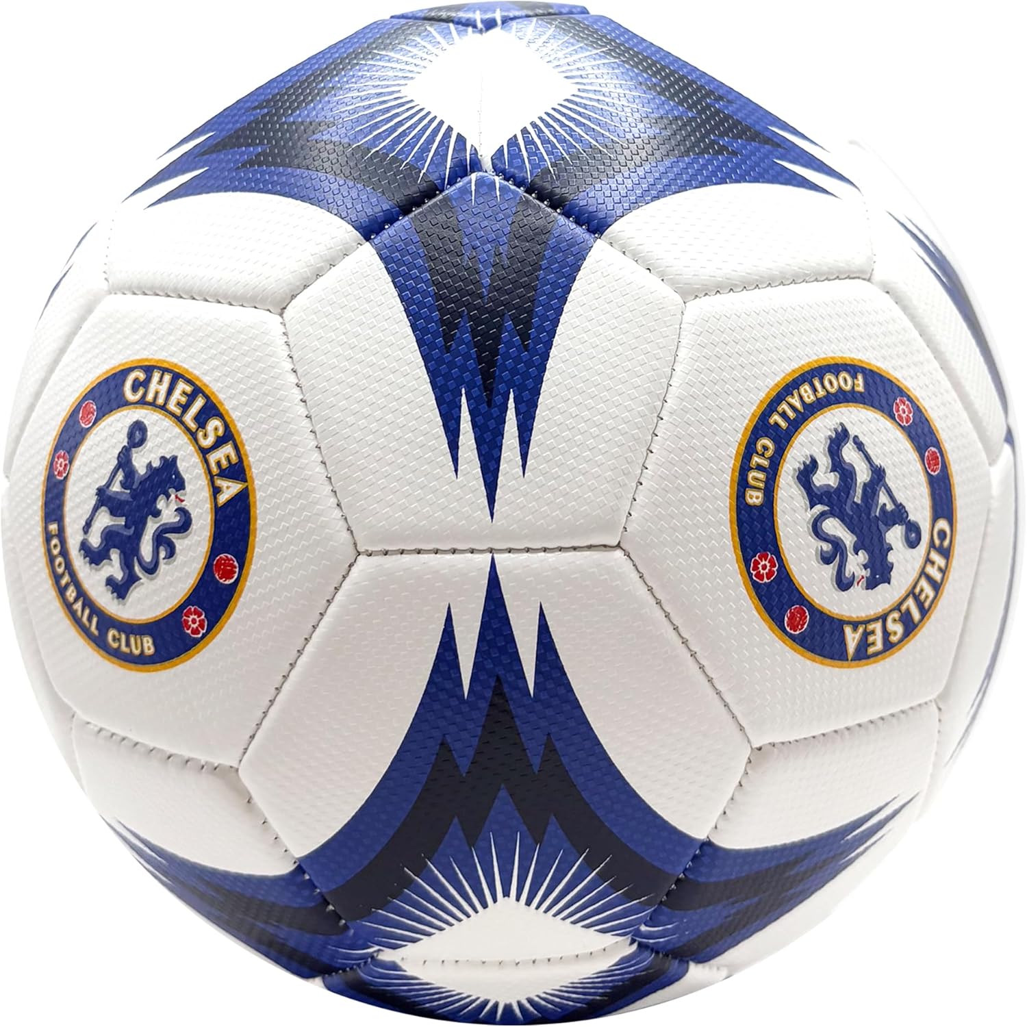 Icon Sports Official Chelsea FC Soccer Ball - CHL154BLT White Size 3