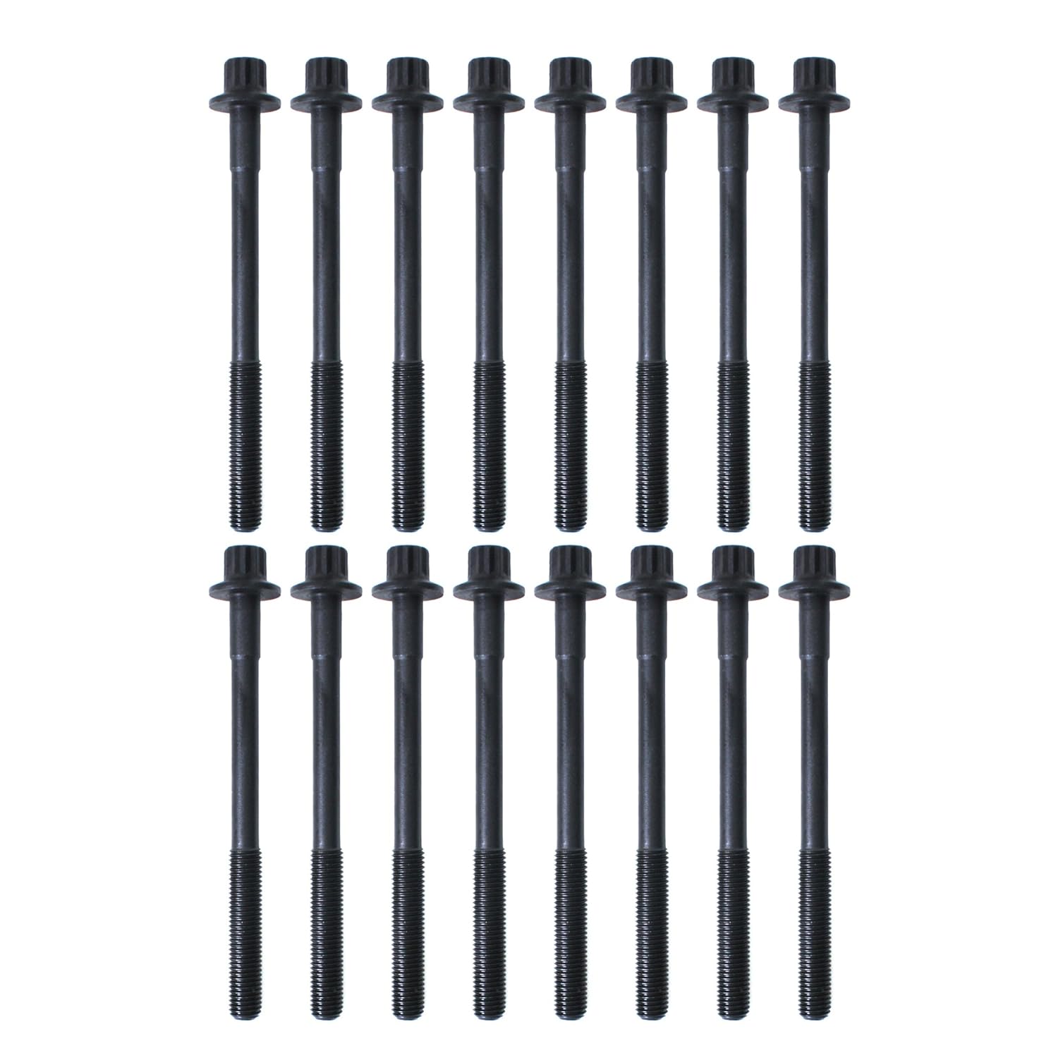 CNS Cylinder Head Bolt Set Compatible with 93-02 Mazda 626 / MILLENIA/MX-6 2.5L (2497cc) DOHC V6 24V,"KL"