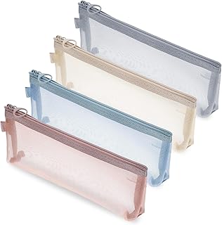 4 bolsas de malla para brochas de maquillaje,...