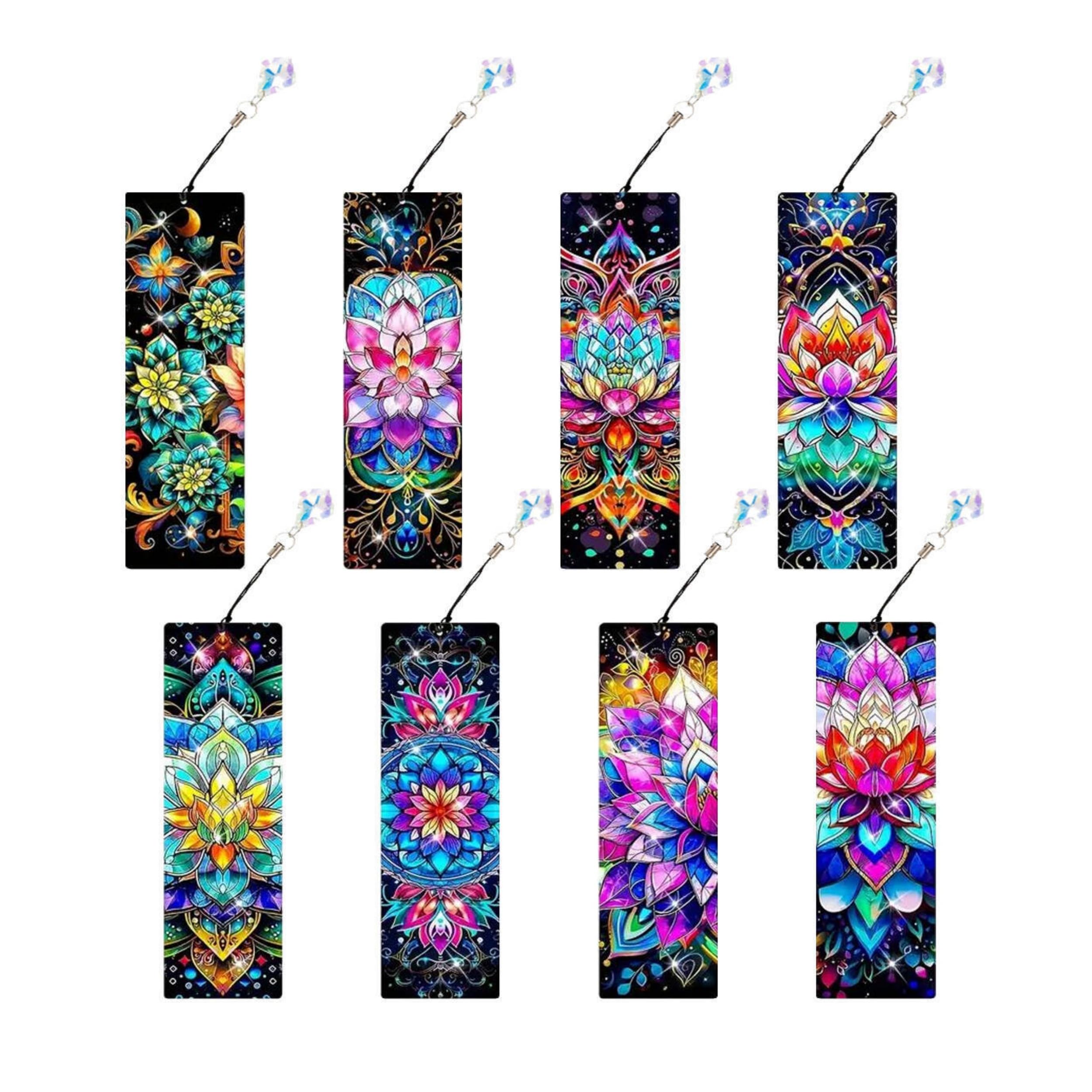 Bookmarks for Kids,Diamond Art Kits for Kids Ages 5-12, Maslasee DIY Personalized Arts and Crafts Gifts for Girls 6-10 Year Olds, Creative Craft Kits for Kids Girls