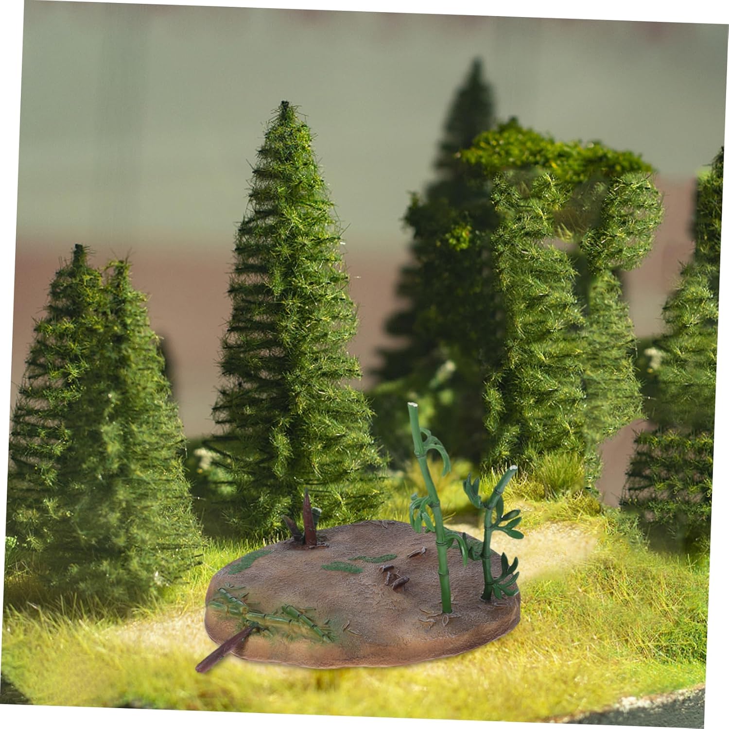 Kisangel 1 Set Simulated Bamboo Sprouts Accessory: Micro Landscape Sculpture for Model Scenery - Landscaping Scene Platform for Fairy Garden Statue