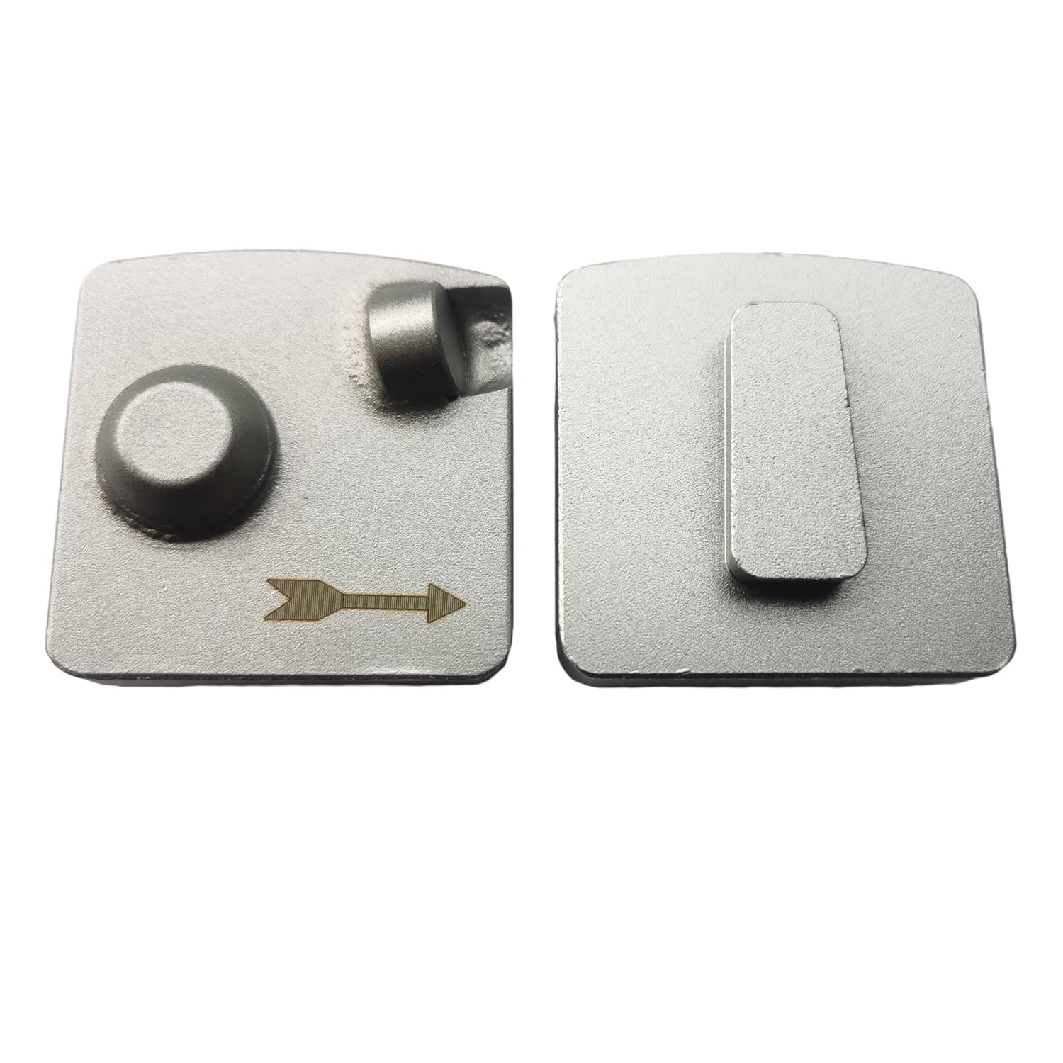 1 Full PCD and 1 Wear Button Coating Removing PCD Concrete Grinding Disc for Husqvarna Husky Grinder (9 Pack Counter Clockwise)
