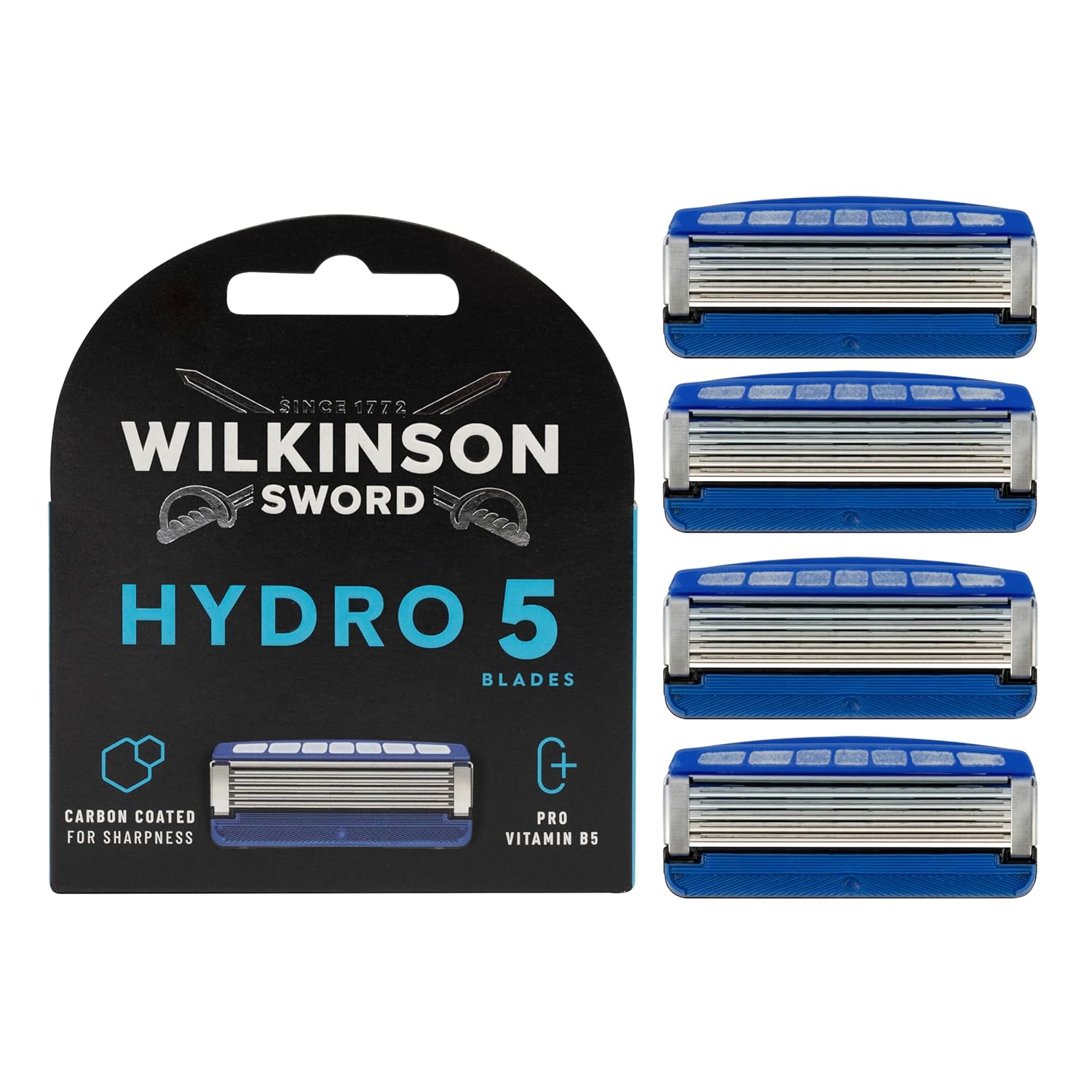 Amazon.com: Wilkinson Sword Hydro 5 Skin Protection Razor Blades 4 ...