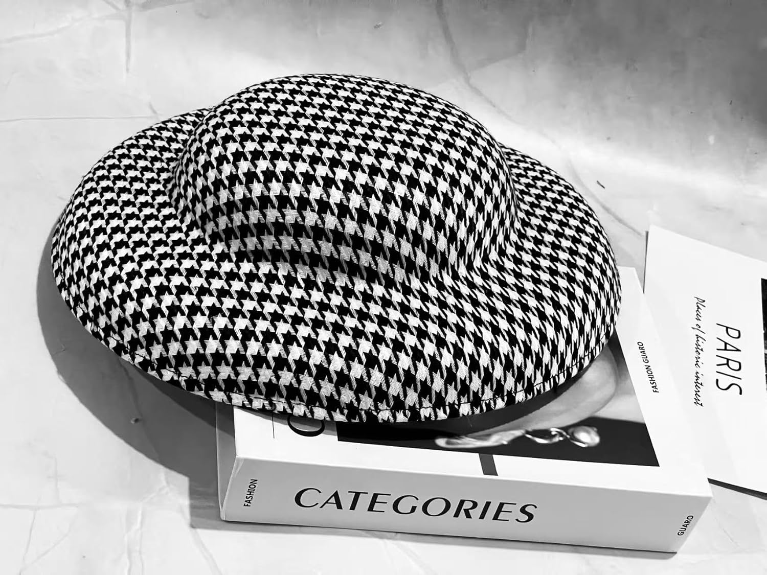 Houndstooth Fascinators Hat -Women Church Hats Formal Kentucky Dress Derby Hats Elegant 2025