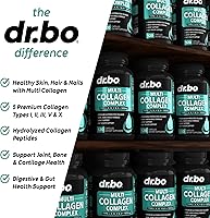 Vista 4 de Multi Collagen Peptides for Women & Men - Type I, II, III, V, & X Multi Collagen for Women & Men Complex Capsules, Hydrolyzed Peptides Pills