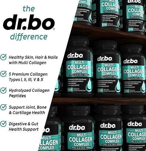 Miniatura 4 de Multi Collagen Peptides for Women & Men - Type I, II, III, V, & X Multi Collagen for Women & Men Complex Capsules, Hydrolyzed Peptides Pills