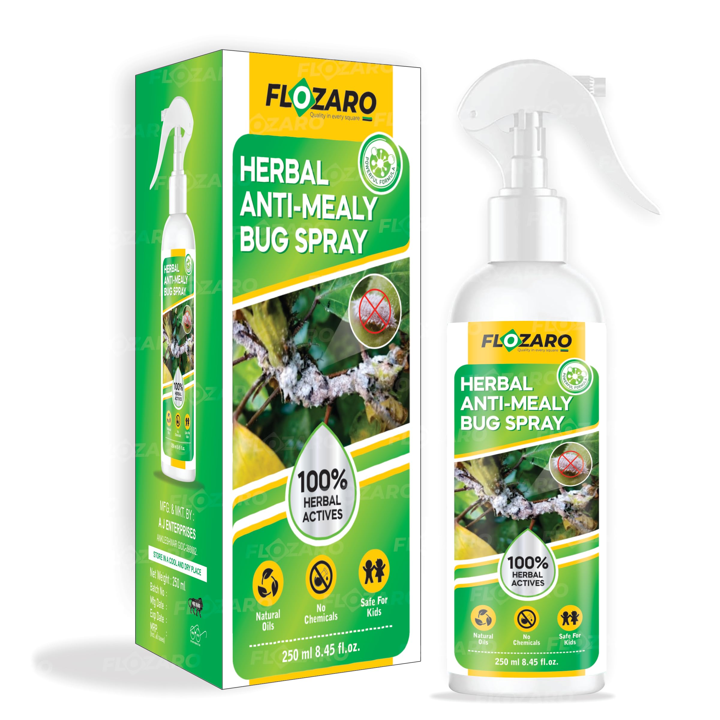 Herbal Mealy Bug Spray for Plants - 100% Natural & Chemical-Free - White Fungus Remover & Pest Control - Safe for Indoor & Outdoor Use-image-3