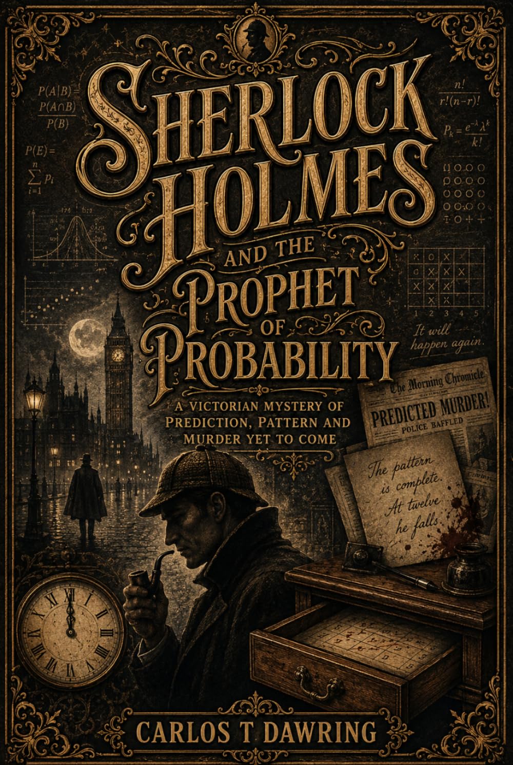 Sherlock Holmes and the Prophet of Probability: A Victorian Mystery of Prediction, Pattern and Murder Yet to Come (The Carlos T Dawring Victorian Murder Mysteries)