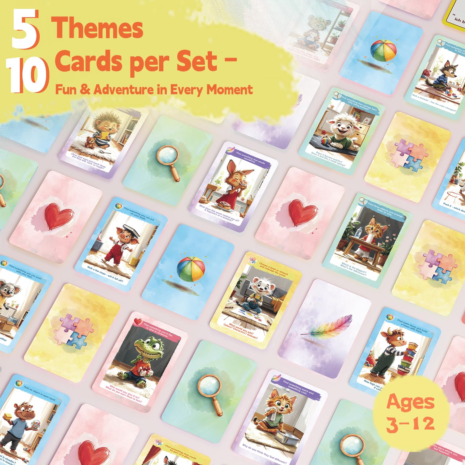 Montessori Discovery Cards for Kids 4+, Multicoloured, 12cm x 8cm x 0.1cm - Image 4