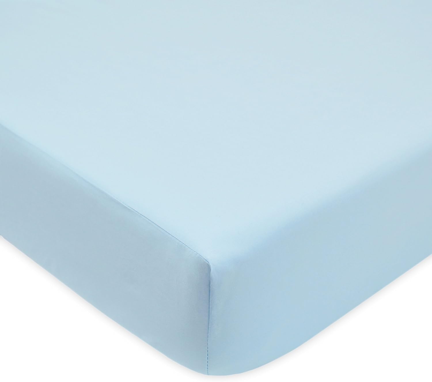 American Baby Company 100% Natural Cotton Percale Fitted Crib Sheet for Standard Crib and Toddler Mattresses, Golden Yellow Twill Gotcha, Soft Breathable, for Boys and Girls