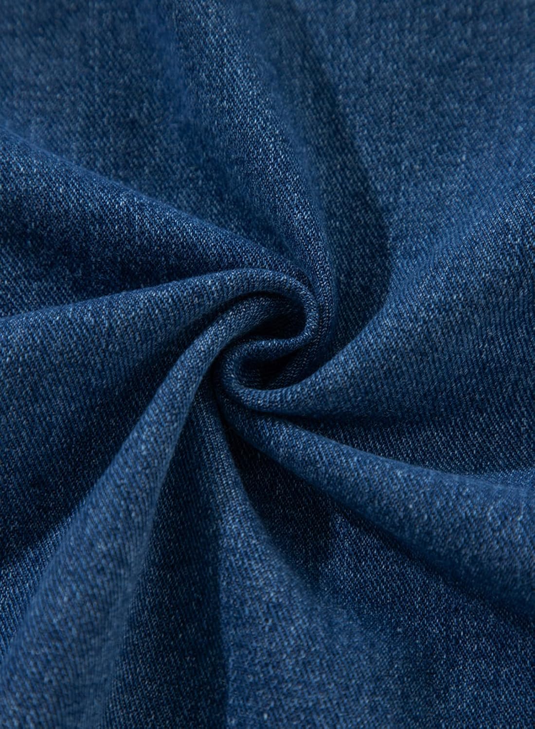 Sidefeel Women's Jean Jacket Oversized Boyfriend Button Up Long Sleeve Split Zimbaplatinum Denim Jackets - Image 9