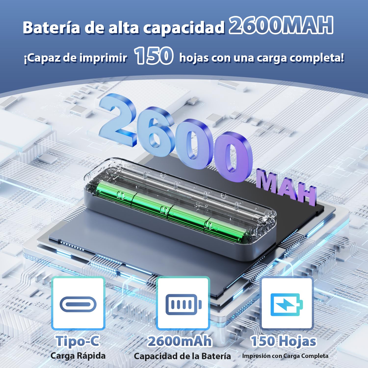 ASprink Impresora Térmica A4, Impresora Portátil M832 Sólo Papel Térmico A4, 300DPI Impresora Bluetooth sin Tinta para Llevar, Compatible con Android e iOS - Negro