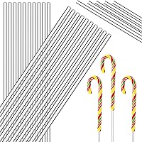 Vista 12 de Zopeal 200 palitos acrílicos para decoración de tartas, palitos de dulces para bodas, dulces, chocolate, galletas, postres, hechos a mano