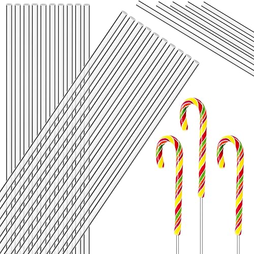 Vista 36 de Zopeal 200 palitos acrílicos para tartas, palitos de dulces para bodas, Halloween, Navidad, dulces, pasteles, chocolate, galletas, postres, hechos a